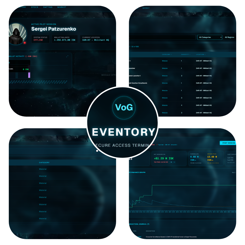 VoG-EVEntory: Industrial Logistics & Analytics